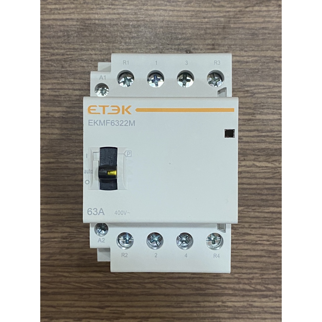 Contactor ETEK chuyển mạch 2NO 2NC 25A 63A làm ATS chuyển mạch nhanh auto hoặc manual
