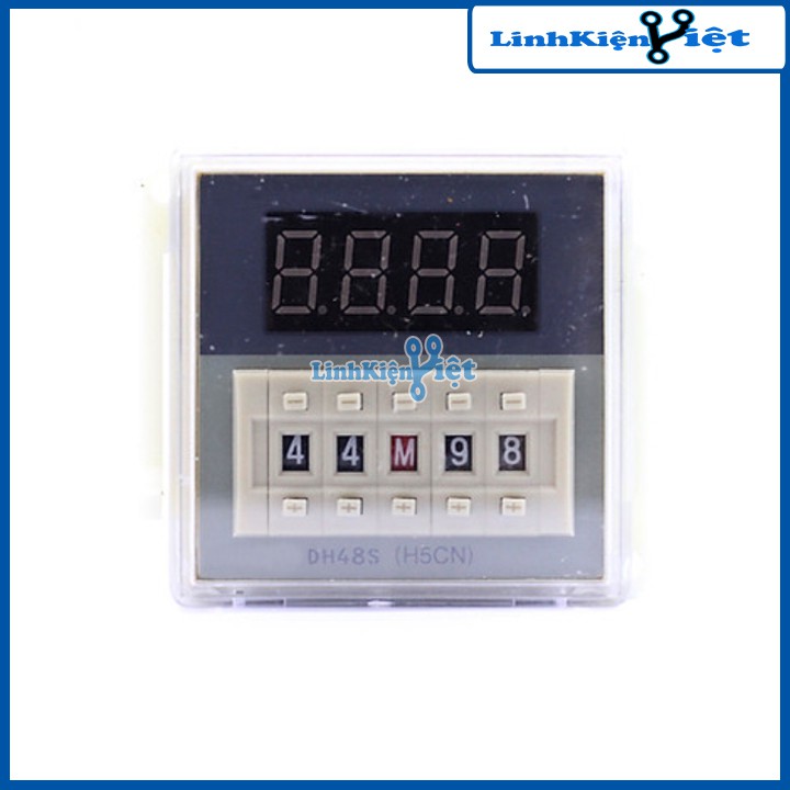 Rơ le Thời Gian DH48S-2Z 220VAC 0.1S-99H (2 Cặp tiếp Điểm)