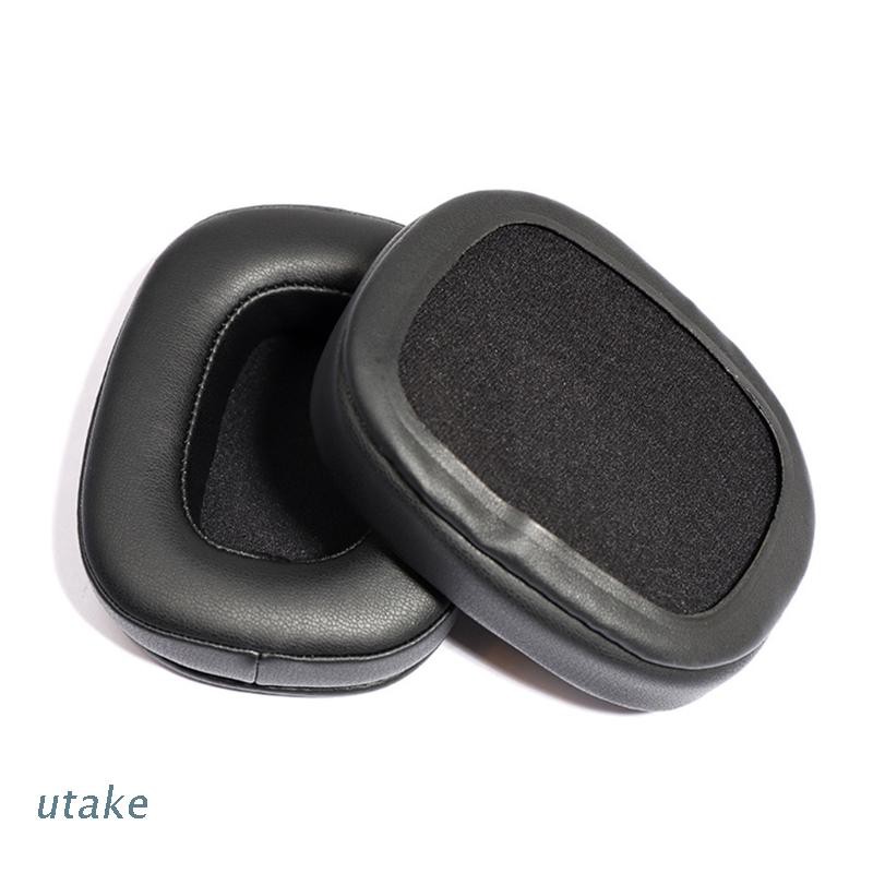 Utake 1Pair Leather Ear Pads Cushion Cover Foam Earpads Replacement for H800 Headset