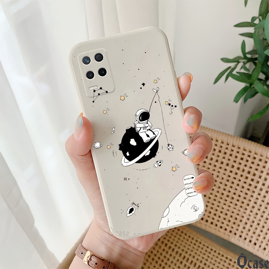 Ốp lưng Realme Realme 8 5G / V13 5G / Q3i 5G / Q3 5G / Narzo 30 5G / 8S / Oppo K9x in hình Nasa vũ trụ cạ