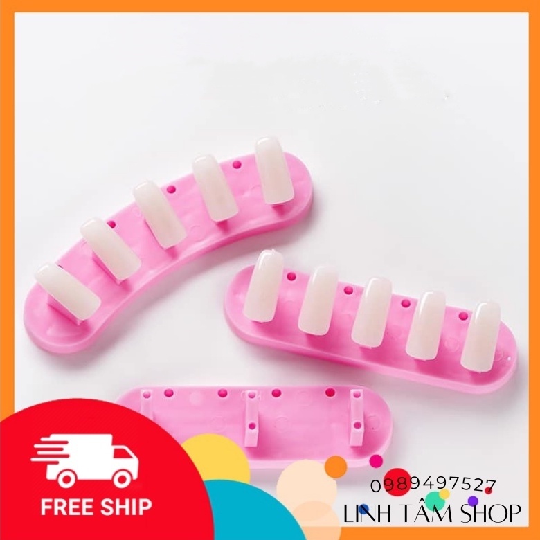 Bộ 3 Đế gắn móng tập vẽ làm nail chuyên dụng