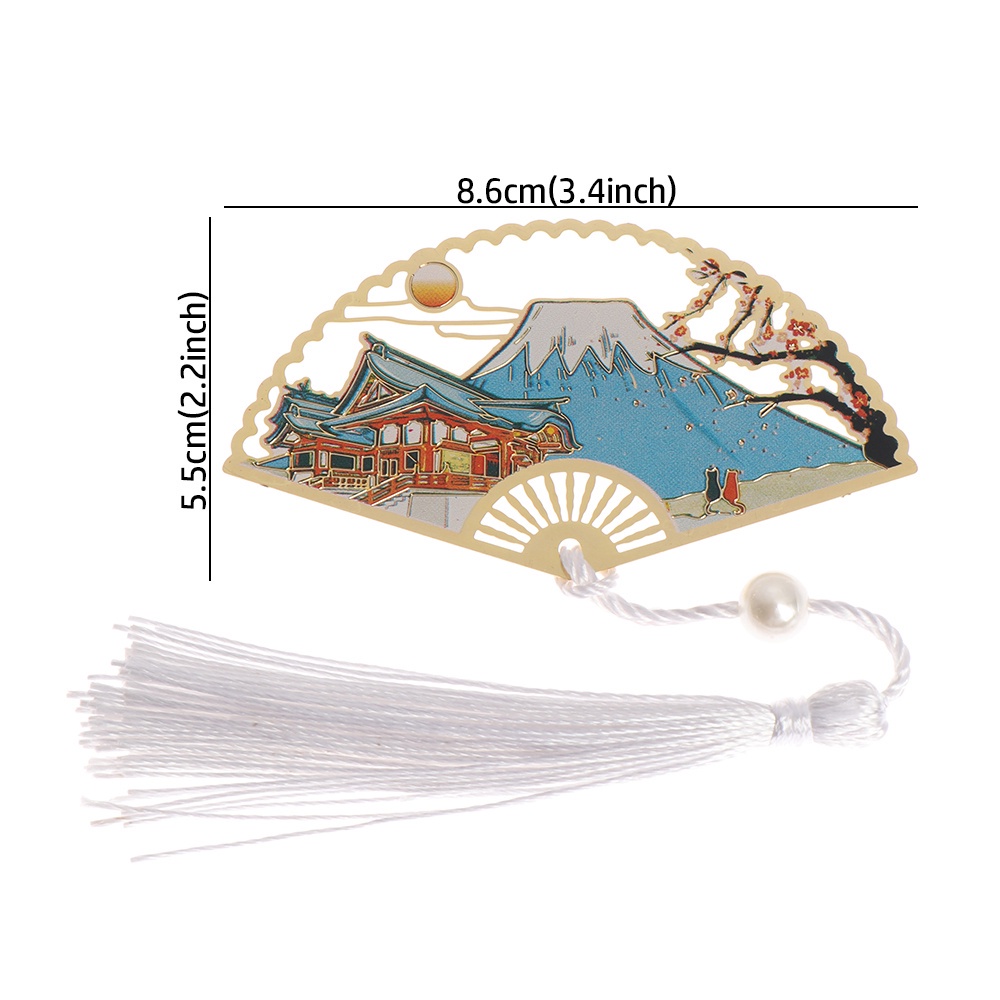 Epoch Dụng Cụ Đánh Dấu Trang Sách Bằng Đồng Thau Thiết Kế Kiểu Tua Rua Phong Cách Trung Hoa Cổ Điển Độc Đáo