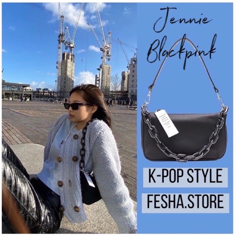 [Mã WAMT2405 giảm 10K đơn 0K] Sẵn -Túi kẹp nách Jennie Blackpink🔥chất dù chống thấm nước/ hàng chuẩn tag chữ loại xịn | BigBuy360 - bigbuy360.vn