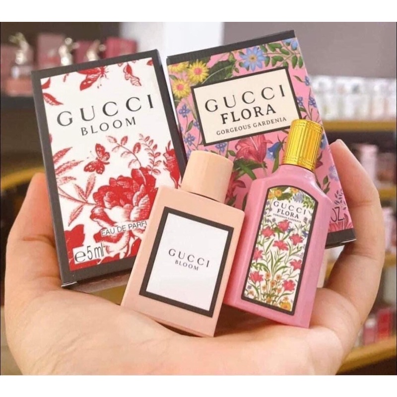 Bộ nước hoa Gucci Bloom+Flora 4 chai mini