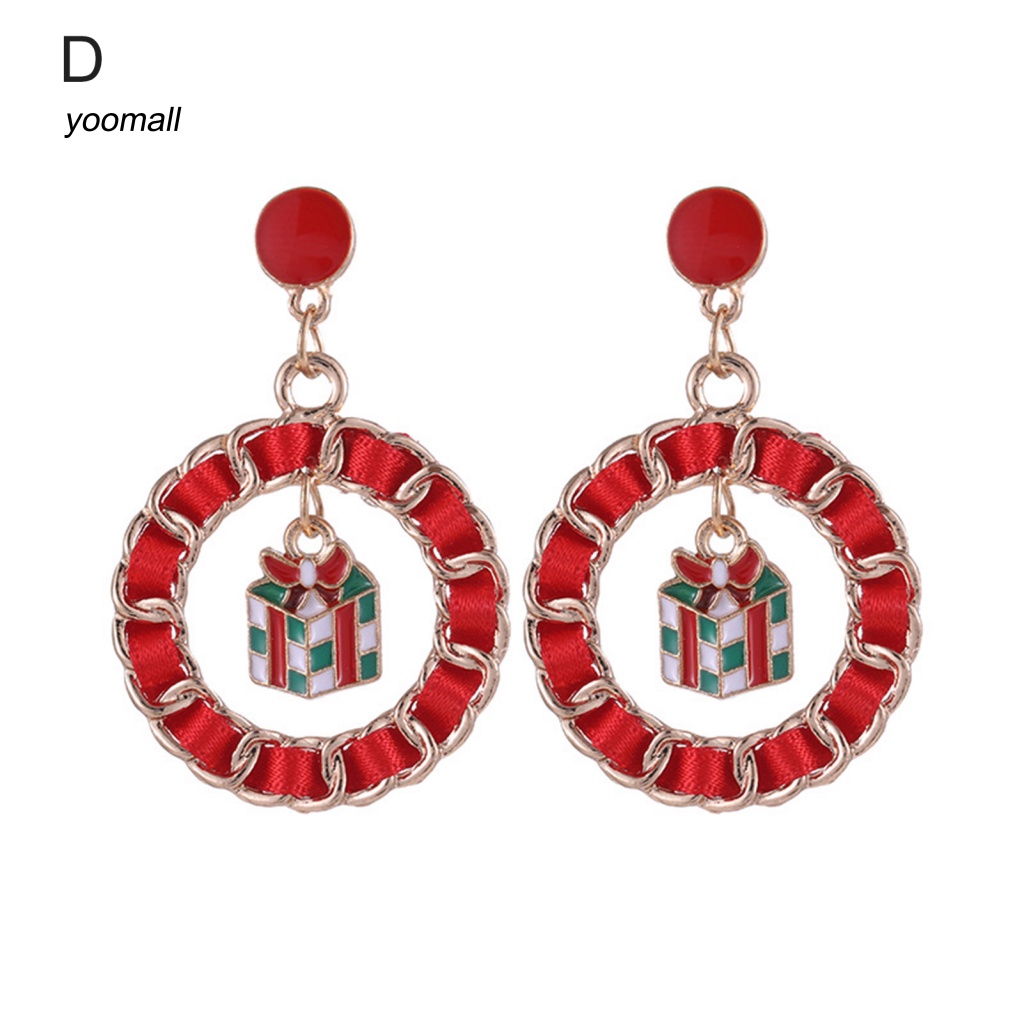 1 Đôi Bông Tai Hình Cây Thông Giáng Sinh Lấp Lánh