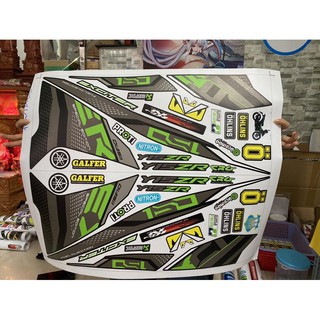 Ten rời xe exciter 150 2021 dán xe đen.