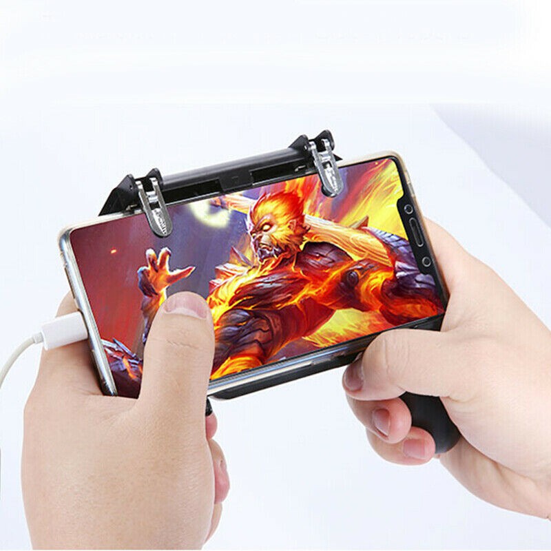 W11+ PUBG Mobile Game Controller Artifact Assistant Key Handle Joystick Gamepad for iPhone Android