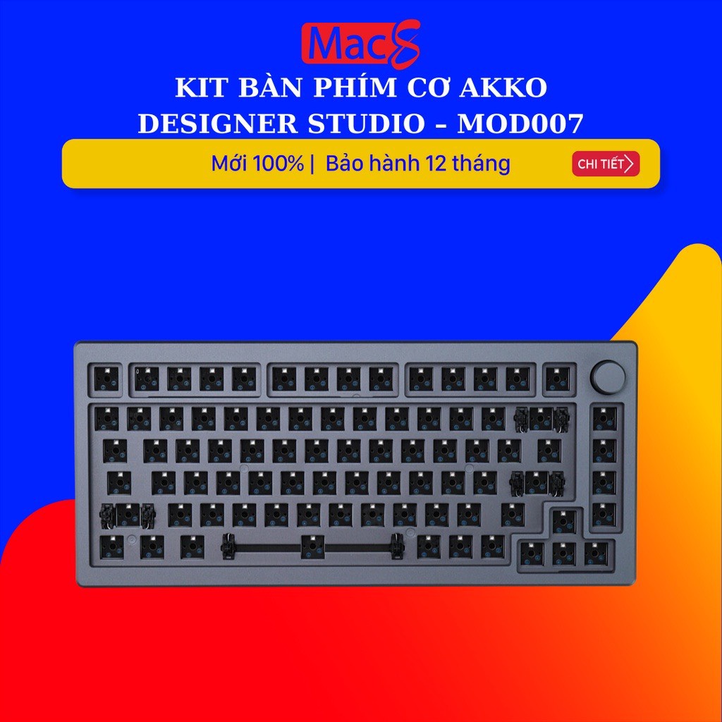 Kit bàn phím cơ AKKO Designer Studio – MOD007 (Hotswap 5 pin / RGB / Foam tiêu âm / Gasket Mount)
