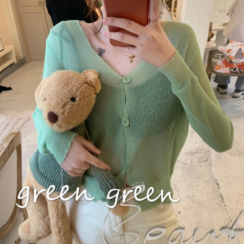 Áo Khoác Cardigan Tay Dài Màu Sắc Ngọt Ngào Cho Nữ | BigBuy360 - bigbuy360.vn