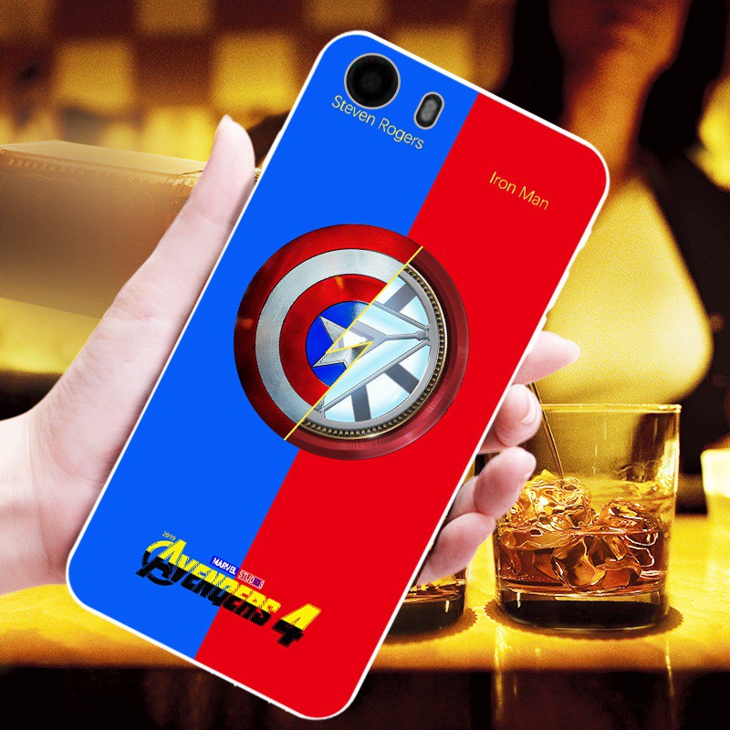 Ốp điện thoại silicone in hình Avengers cực chất cho Wiko Sunny Lenny Robby Jerry 2 3 Plus Harry View XL