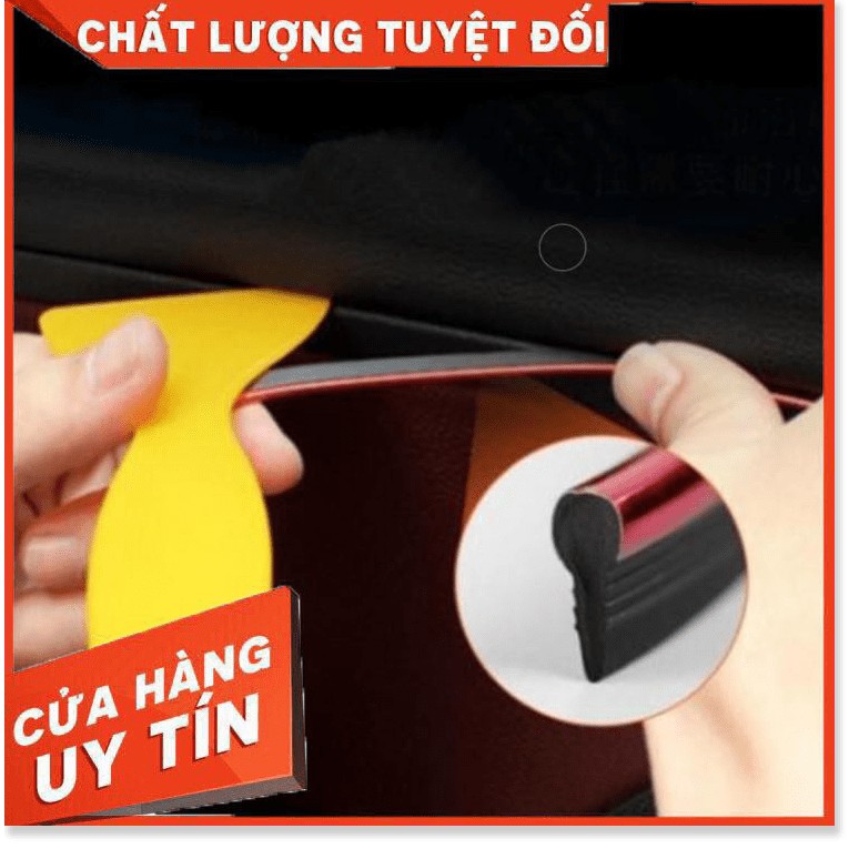 [Free ship 50k] Chỉ trang trí rãnh viền nội thất xe hơi cuộn 5 mét 4 màu thời trang🎁TẶNG dụng cụ lắp đặt loại 1