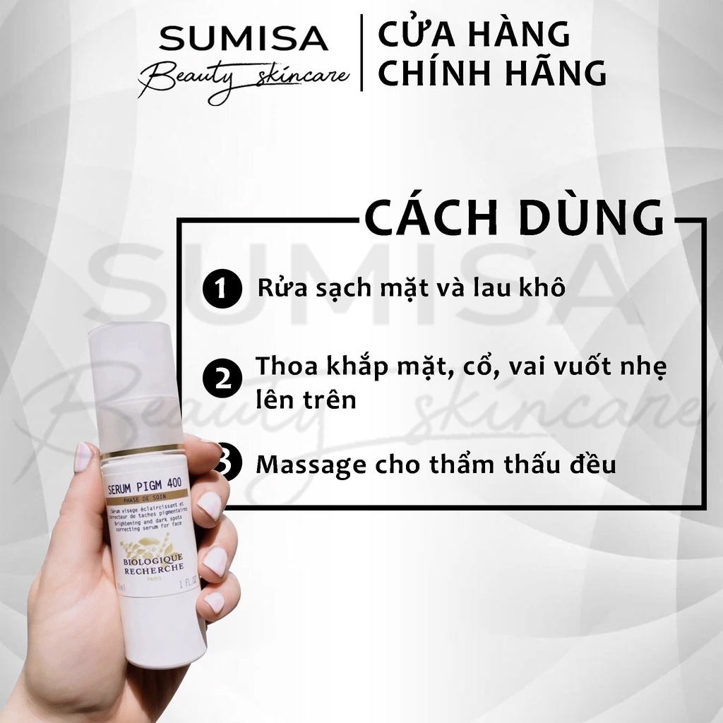 BR Serum PIGM 400 tinh chất làm sáng và phục hồi các sắc tố tối màu cho da mặt 30ml