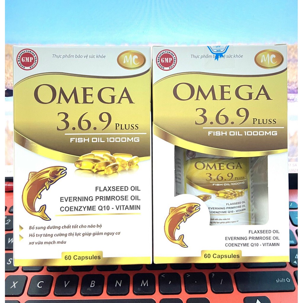 Dầu Cá Omega Alaska 3,6,9 Hỗ Trợ Hệ Tim Mạch , Trí Não , Tăng Cường Thị Lực , Sáng Mắt - Hộp 100v