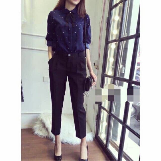 quần cạp baggy công sở