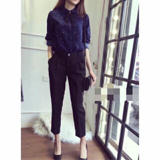 Quần cạp baggy công sở