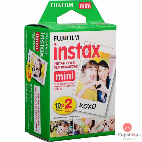 Fujifilm instax mini Instant Color Film ( 2 x 10 tấm )