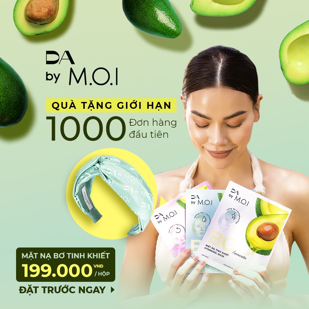 Mặt Nạ Bơ M.o.i Hồ Ngọc Hà Hoka Store Mặt Nạ Dưỡng Ẩm Trắng Da Chống Lão Hóa Phục Hồi Làn Da