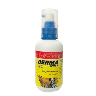 Derma spray -Xịt vet thuong, nhiem khuan ngoài da cho chó mèo