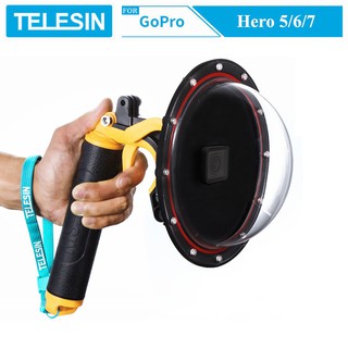 Mua Dome port chính hãng Telesin dùng cho máy quay hành động GoPro Hero 7/6/5