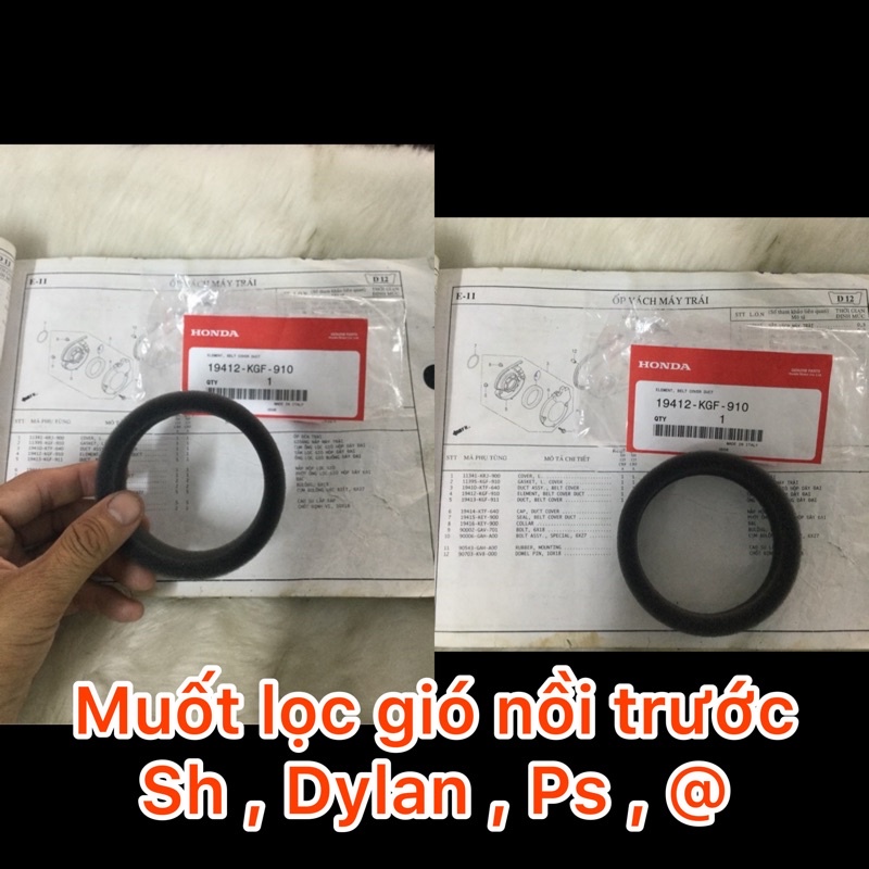 Muốt lọc gió nồi trước Sh 150 - 300i