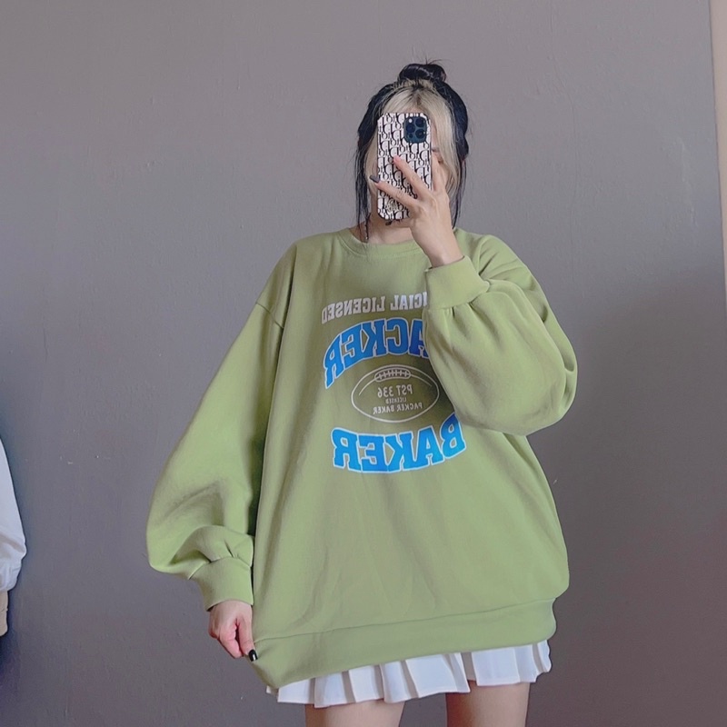 Sweater nỉ lót bông dày dặn form rộng unisex | BigBuy360 - bigbuy360.vn