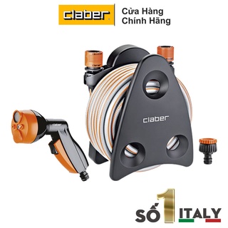 Bộ vòi tưới cây 10m [Made In Italy] Claber Mini-set Balcony 9031, kèm vòi đa năng 4 chế độ