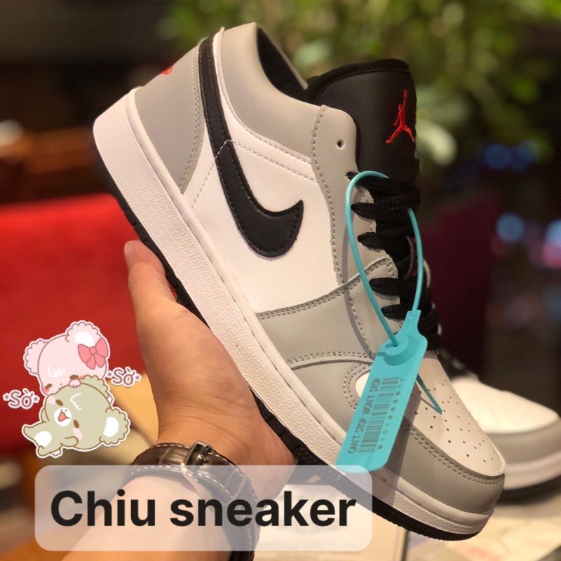 [Full box]+ Free ship giày thể thao Jordan 1 cổ thấp xám [ Jd1 ] [ Jordan xám ] [ Jordan smoke ] | BigBuy360 - bigbuy360.vn