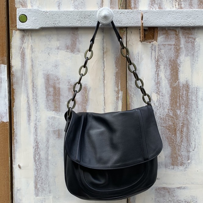 IELGY Túi Đeo Vai Da Pu Màu Trơn Thời Trang Cho Nữ