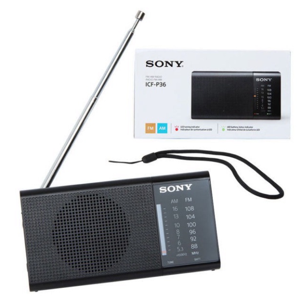 ĐÀI RADIO SONY ICF-P36 BỎ TÚI CHÍNH HÃNG  (VyVy Smart)