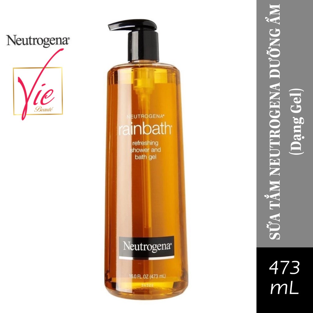 |12.2022|Sữa Tắm NEUTROGENA dưỡng ẩm thảo mộc dạng gel - NEUTROGENA Rainbath Original refreshing shower and bath gel 473