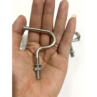 Móc xe máy, Móc lưỡi câu Inox chắc chắn siêu thời trang dễ dàng tháo lắp