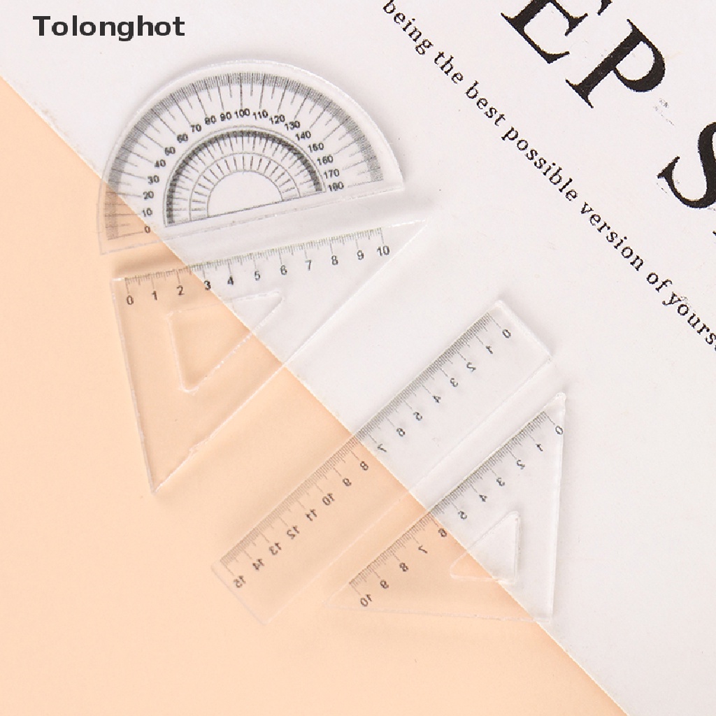 Bộ 4 Thước Vẽ Tỉ Lệ 1: 12 Dành Cho Búp Bê