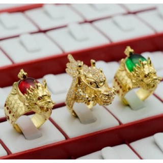 Nhẫn nam Long quy mạ vàng cao cấp