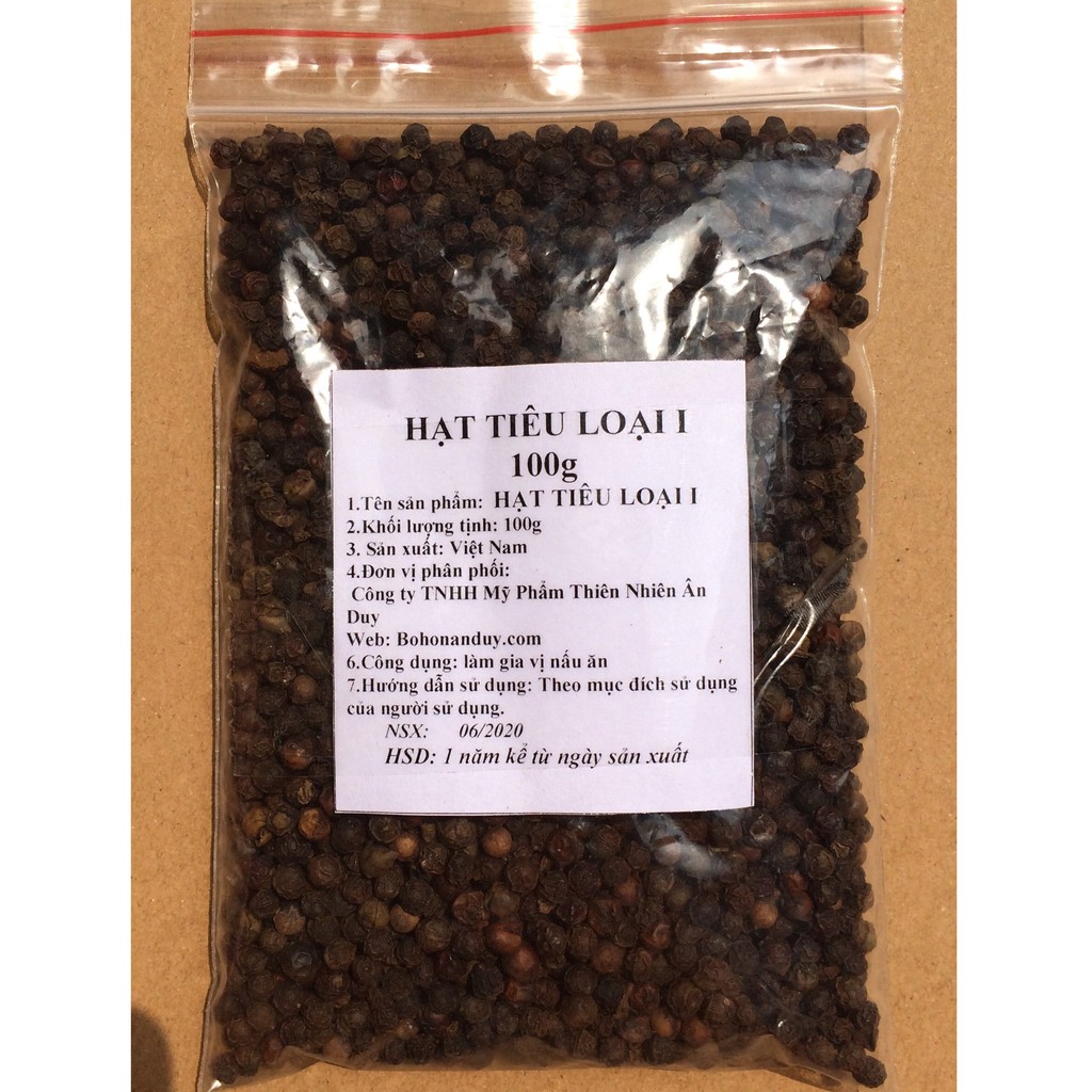 HẠT TIÊU LOẠI 1- 100g