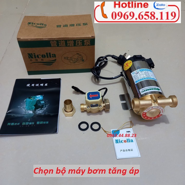 Bơm tăng áp lực máy giặt bình nóng lạnh / bơm tăng áp