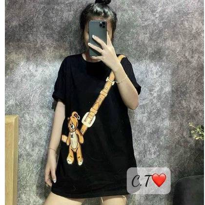 [Mã 44FASHIONSALE1 giảm 10K đơn 50K] Áo thun unisex nữ tay lỡ form rộng in hình chữ CaMa Store M265