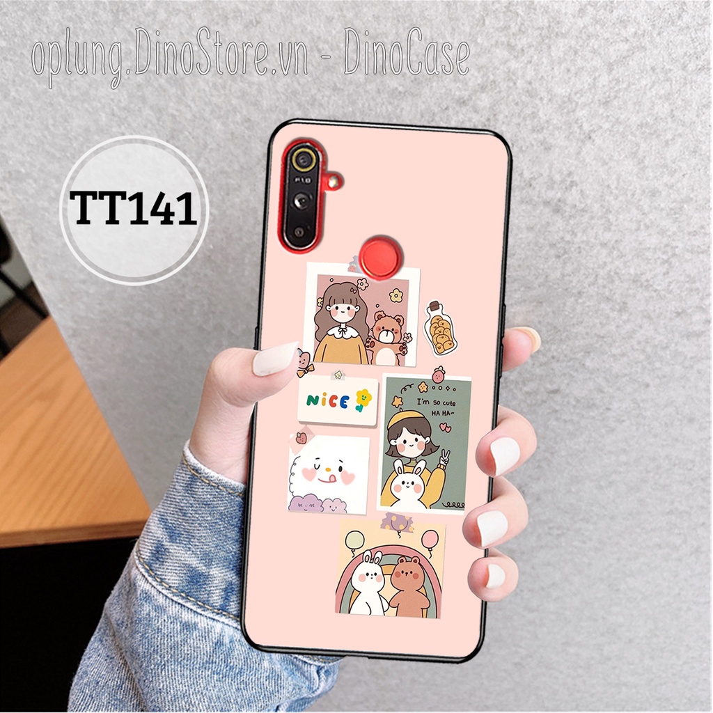 Ốp lưng Realme 5/5i/C3 - Reame 5 Pro - Realme 6/6Pro - Ốp Realme cứng viền silicon in hình vintage nhẹ nhàng dễ thương.