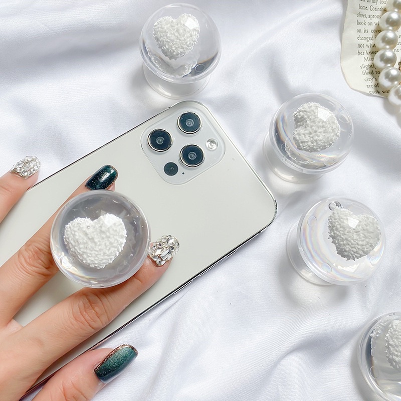 Giá đỡ điện thoại Popsocket hình tròn lồi trái tim | candylab.official