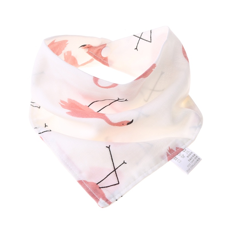 Set 5 Yếm Ăn Bằng Vải Gạc Phong Cách Muslin Cho Bé Sơ Sinh
