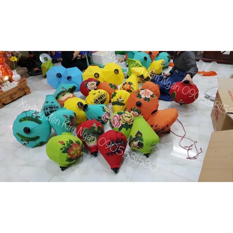 Đèn lồng  vẽ Hội An