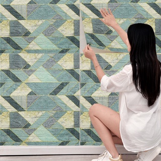 Miếng dán xốp 3d chống thấm nước trang trí nội thất