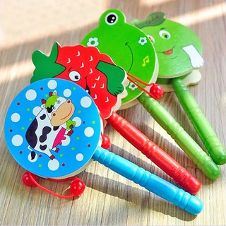Xúc xắc trống gỗ cho bé