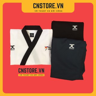 Võ Phục Taekwondo Quyền Vải Sọc Bền Chắc Loại Tốt