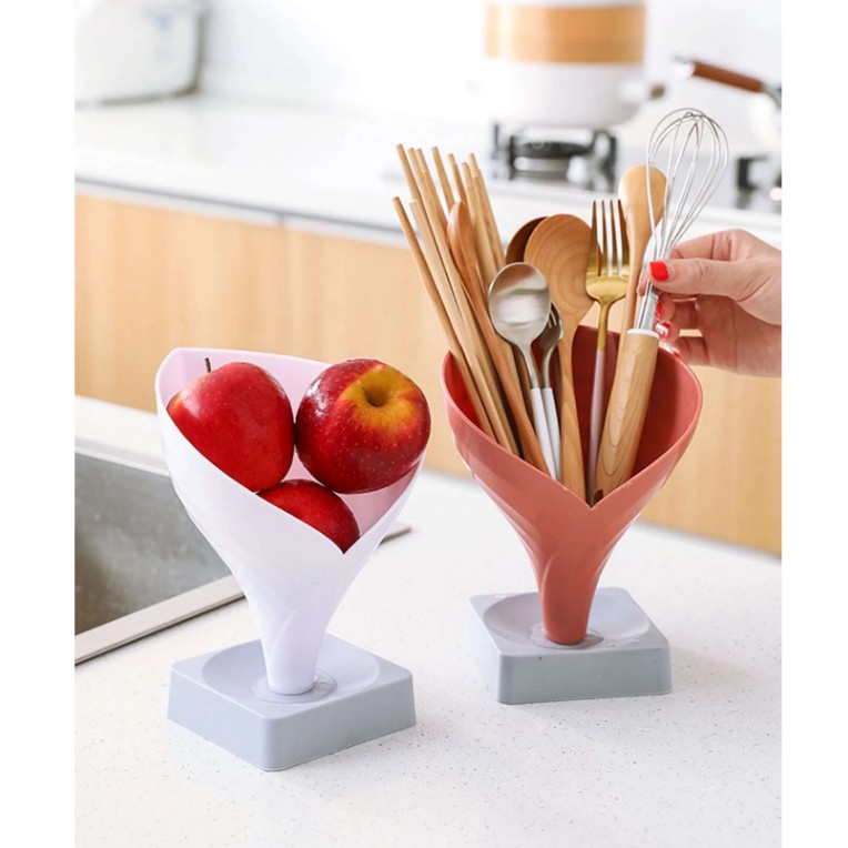 Khay đựng đồ cho ráo nước, đựng trái cây và đũa thìa T10