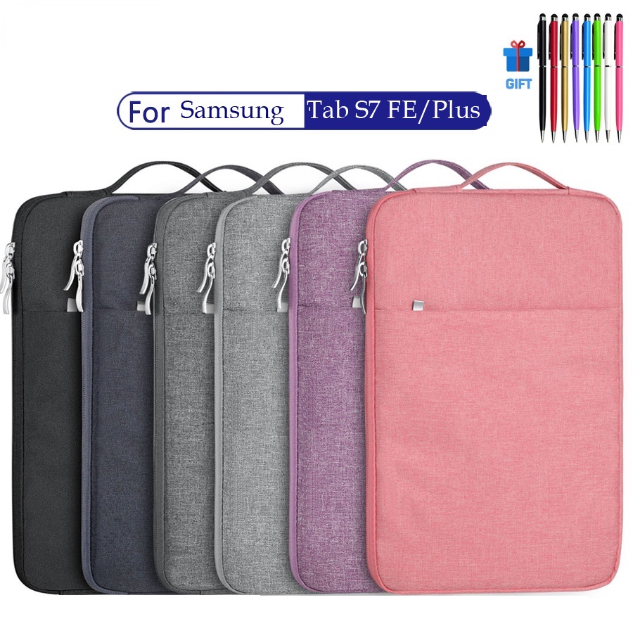 Túi đựng máy tính bảng cầm tay thích hợp cho Samsung Galaxy Tab S7 FE / S7+ 2021 2020 12.4 inch Galaxy Tab S7 FE 5G