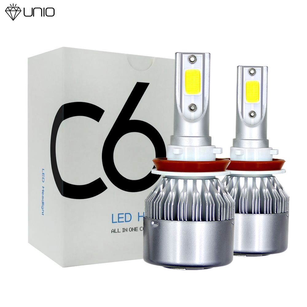 2 đèn LED sương mù H8 H9 H11 200W 20000LM 6000K cho xe hơi