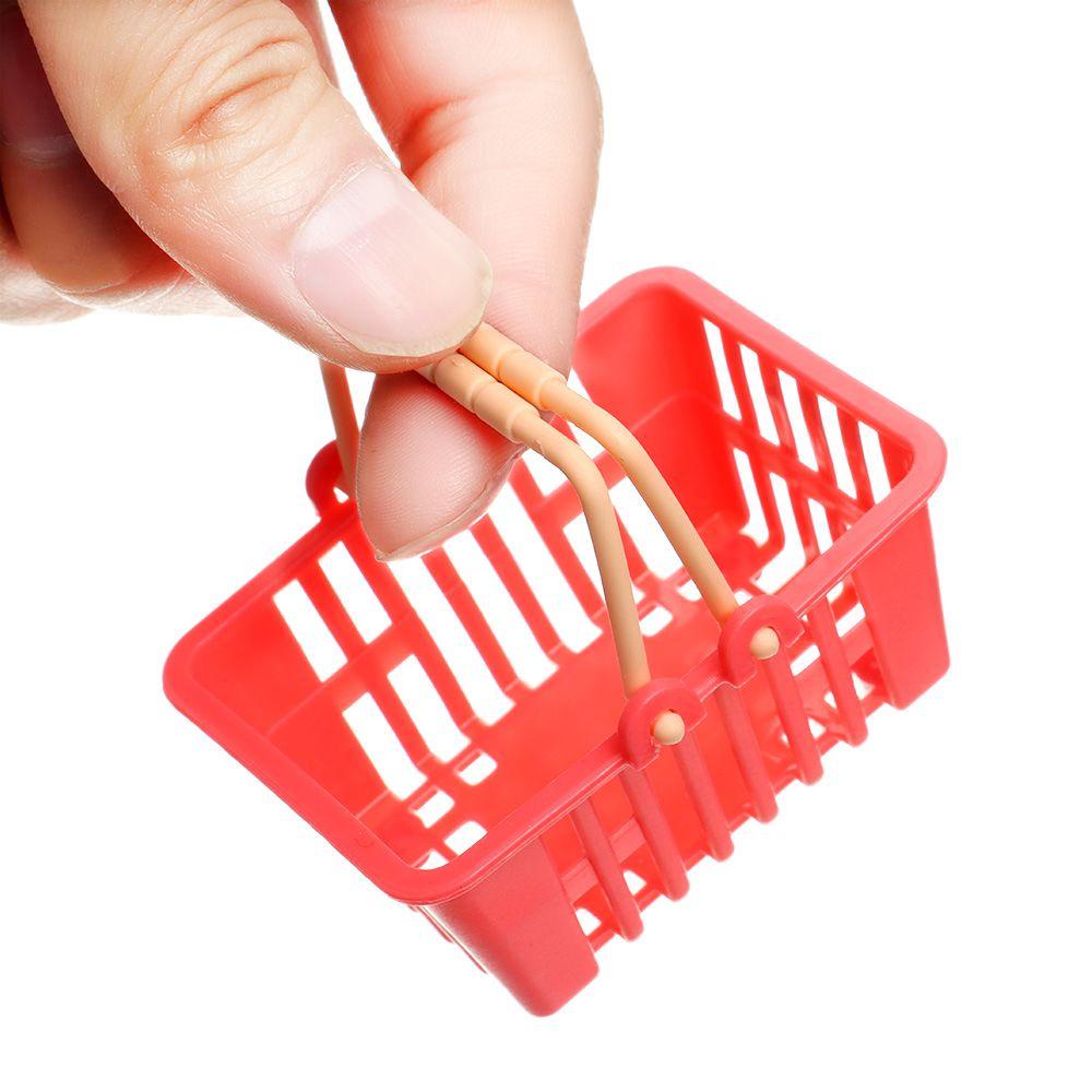 CLEVER Giỏ Mua Sắm Mini Trang Trí Nhà Búp Bê