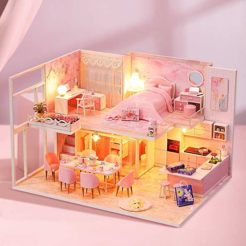 Nhà mô hình tự lắp ráp DIY - Ngôi nhà ngọt ngào Sweet Story M036A