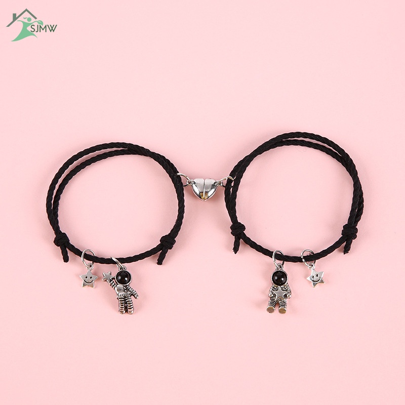 Vòng Tay Cặp Đôi Hoạt Hình Từ Tính Dễ Thương Làm Quà Tặng Tình Bạn Quyến Rũ Có Nam Châm Hấp Dẫn