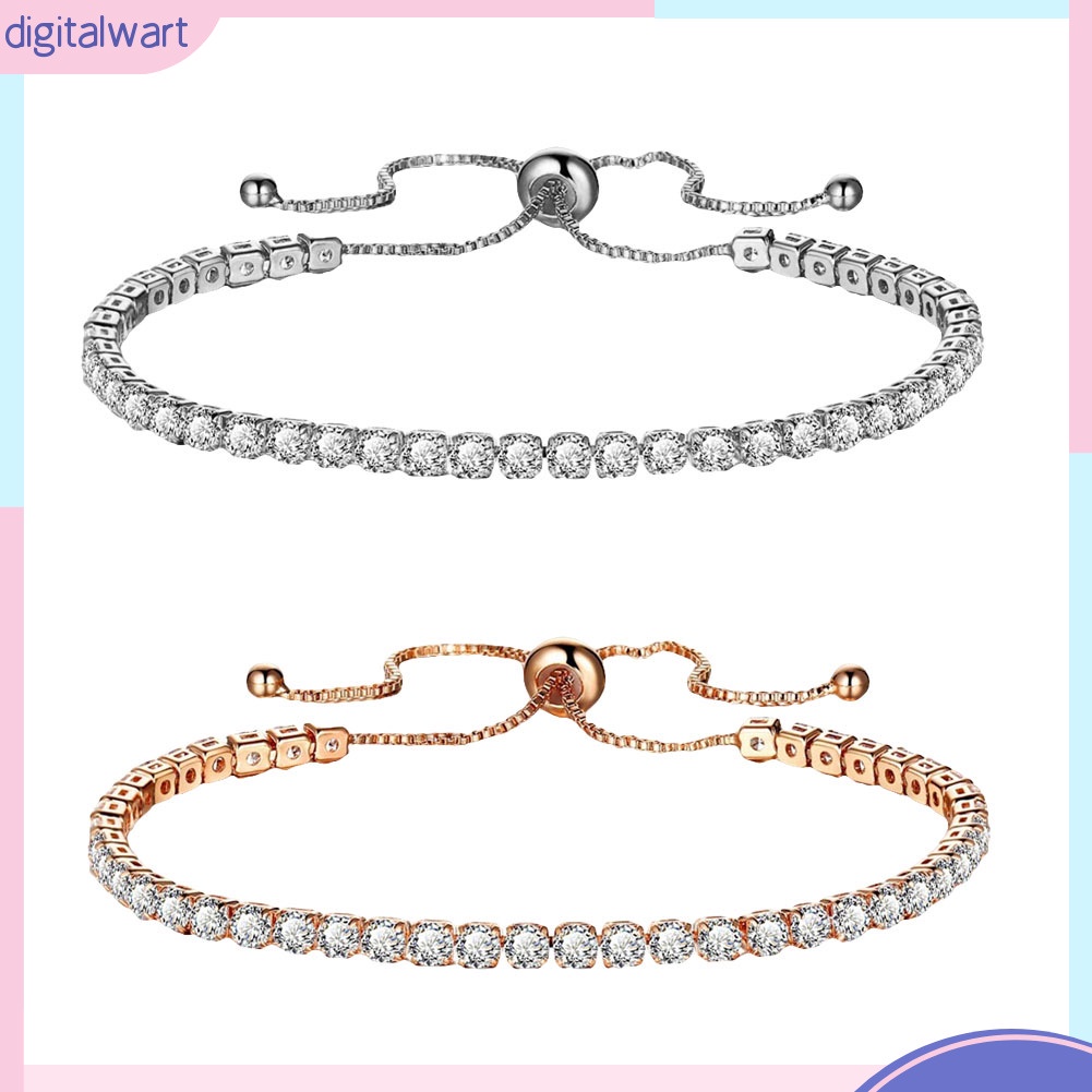 Vòng Đeo Tay Đính Đá Phong Cách Sang Trọng Thanh Lịch Dành Cho Nữ